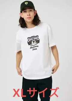 新品未使用！グラニフ アライグマ raccoon Tシャツ メンズ XLサイズ