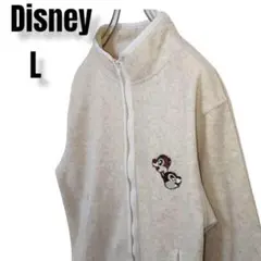 a256【Disney】L チップu0026デール フリースジップアップ