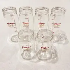 ピジョン pigeon 哺乳瓶 4本セット ガラス製 240ml