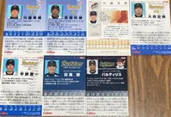 プロ野球チップスカード2006〜2011オリックス・バファローズ 選手7枚セット