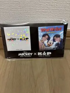 Mickey＆Friends×キンプリ ジャケット缶バッジセット（白）店舗限定