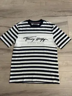 TOMMY HILFIGER トミーヒルフィガー　ボーダー　M Tシャツ 半袖
