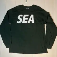 未使用 wind and sea ロンT 長袖　Tシャツ 緑 ウインダンシー