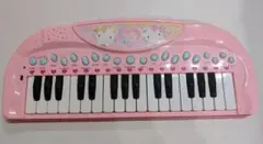 ハローキティ 32鍵電子キーボード ピンク USED品