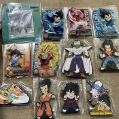 ドラゴンボール　アクスタ6個ラバーマスコット6個