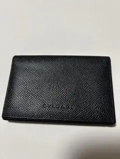 BVLGARI ブルガリ ブラックレザー 名刺入れ カード入れ