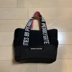 パーリーゲイツ カートバッグ 黒×ピンク PG