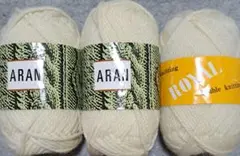 ARAN ROYAL 毛糸 3玉