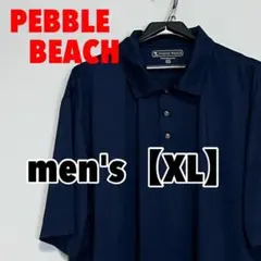 F578【PEBBLE BEACH】半袖ポロシャツ【XL】