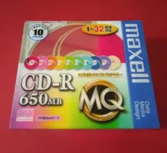 maxell CD-R 650MB MQ 10pack(10カラー)