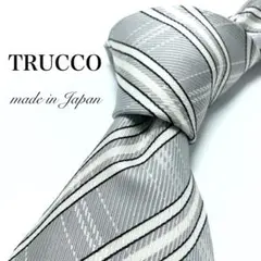 【極美品】 TRUCCO ストライプ柄 グレー ホワイト