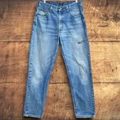 カーハート　ワーク系 デニムパンツ　色落ち良好　ブルー系　W34　Lサイズ