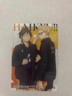 ハイキュー!! 月島蛍 山口忠 ステッカー カード