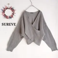 アベイル SUREVE◇クロスデザインニット Y2K 平成ギャル ストリート L