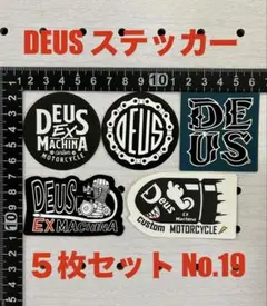 DEUS デウスステッカー　5枚セット　No.19