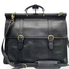 美品　ヴィンテージ　Lambada ビジネスバッグ　2way レザー　ブラック