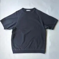 UNITED ARROWS 日本製 ネイビー 半袖スウェット Mサイズ