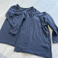TOPVALU PEACE FIT アンダーシャツ 100cm 黒　2枚