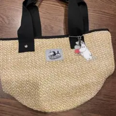 ムーミンカゴバッグ チャーム２点付き インレッド　8.9月号　付録