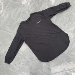 SPRay PREMIUM ロゴプリント 長袖Tシャツ グレー フリーサイズ
