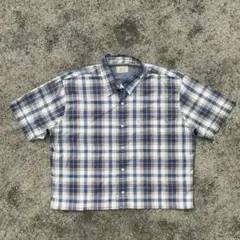 Arrow 短丈　ボックスカット　半袖　チェック　シャツ　cityboy