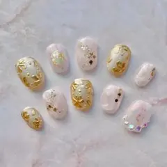 【現品のみSALE】浴衣ネイルチップ 夏ネイルチップ ニュアンスネイルチップ