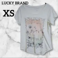 LUCKY BRAND 【XS】半袖Tシャツ ホワイト　白