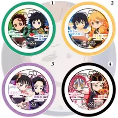 鬼滅の刃 くら寿司 特典第2弾 ラバーコースター 4種類 自由組み合わせ セット