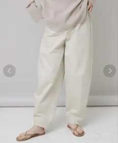 Curensology カレンソロジー コットン カーヴィ パンツ