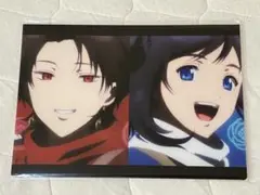 刀剣乱舞　花丸　セル画&原画見比べクリアファイル　加州清光　大和守安定　②
