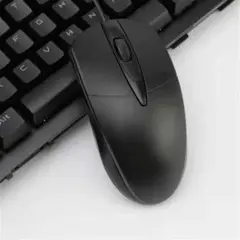 有線マウス USB接続 光学式 シンプルデザイン ノートPC デスクトップ対応