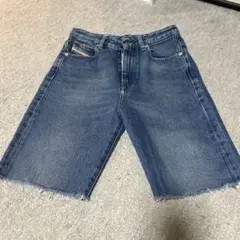 DIESEL D-EISELLE ストレートハイウエストショートパンツ