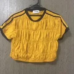 CIAOPANIC シャーリングリンガーTシャツ　黄色