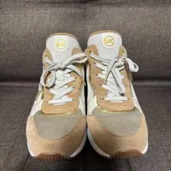 Michael Kors ベージュ ホワイト スニーカー