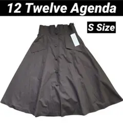 【未使用】 12Twelve Agenda フレアスカート タグ付 S