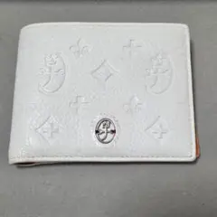 牛革　マンセルシリーズCASTELBAJAC 二つ折り財布 ホワイト
