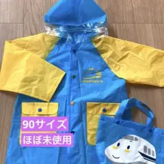 【ほぼ未使用】キッズ レインコート サンリオ90サイズ サンリオ 雨具 カッパ