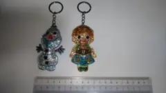 オラフとアナ キーホルダーセット