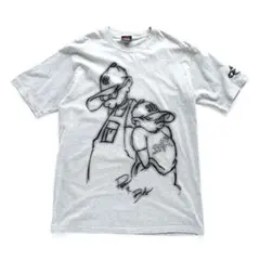 スクールオブハードノックス グラフィックTシャツ グレー【Ｌ】