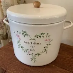 ［新品未使用］ホーロー蓋付き容器
