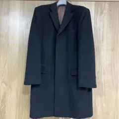 【定価２５万】ＸＸＬ！キンロックアンダーソン×深喜毛織　カシミアロングコート 定価25万】XXL！キンロックアンダーソン×深喜毛織 カシミア