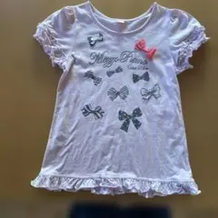 メゾピアノ リボンTシャツ 160cm