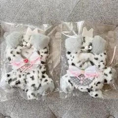 ダルメシアン柄 ぬい服 2点セット 10cmサイズ