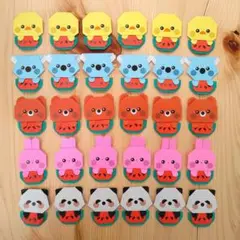 折り紙♡ハンドメイド♡スイカと動物♡30枚♡プレゼント♡夏♡祭り