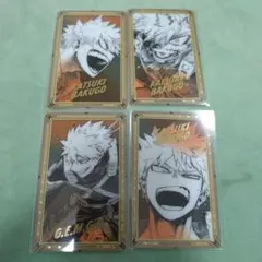 僕のヒーローアカデミア 原画展　 箔押しクリアカードコレクション 爆豪勝己　全種