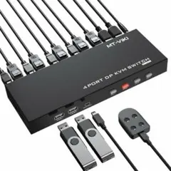 DisplayPort　 MT-VIKI 4 DPKVM SWITCH 切替器