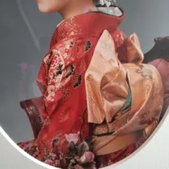 正絹振袖フルセット 成人式 セット バッグと草履付き
