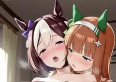 15 スペ　スズカ　風　美少女　バスタオル　タペストリー　シークレット