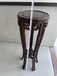 唐木 紫檀 花台 美品