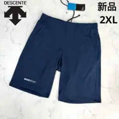 デサント　メンズ ジャージハーフパンツ　機能ショートパンツ　ゴルフ　2XLサイズ